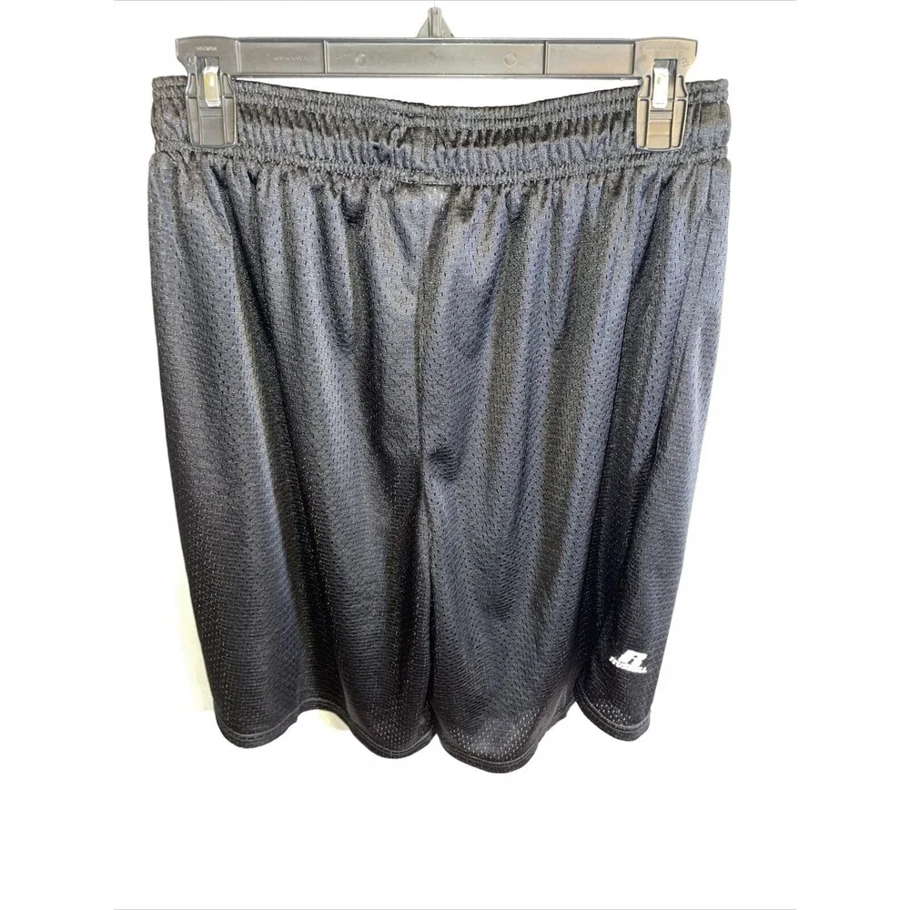 Russell Athletics Training Shorts Men’s Size Medium Blk Elastic Waist 28 Ins 10